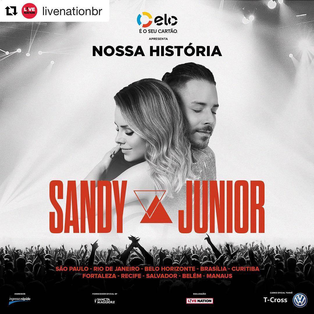Sandy e Junior anunciam turnê