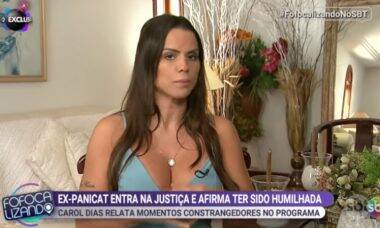 Carol Dias, ex-panicat, processa Band por assédio moral e sexual