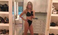 Aos 62 anos, Melanie Griffith posta foto de lingerie e mostra boa forma