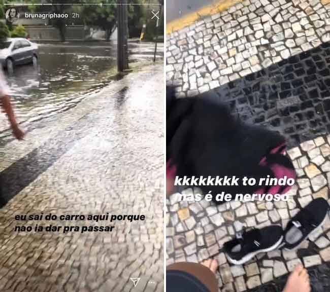 Griphao enfrenta dilúvio no Rio de Janeiro para ir à academia