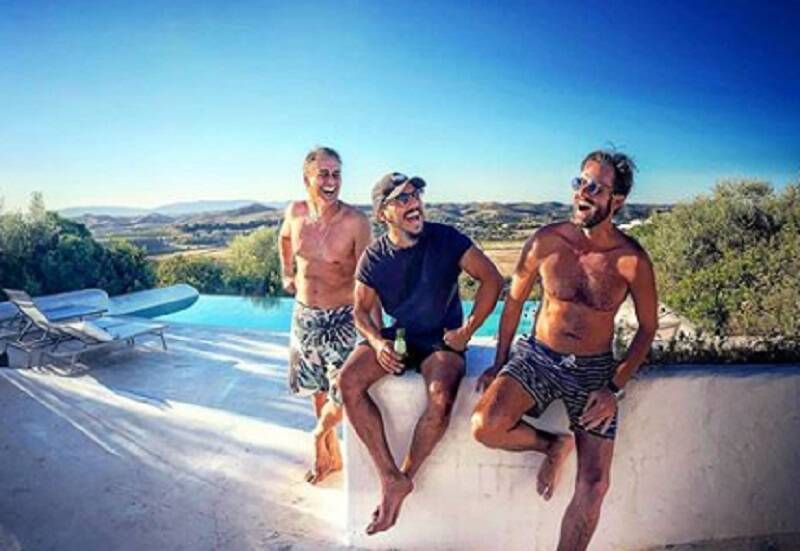 Max Fercondini e Marcello Antony curtem o verão em Portugal