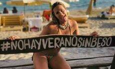 Luana Piovani posta clique de topless durante férias na Espanha