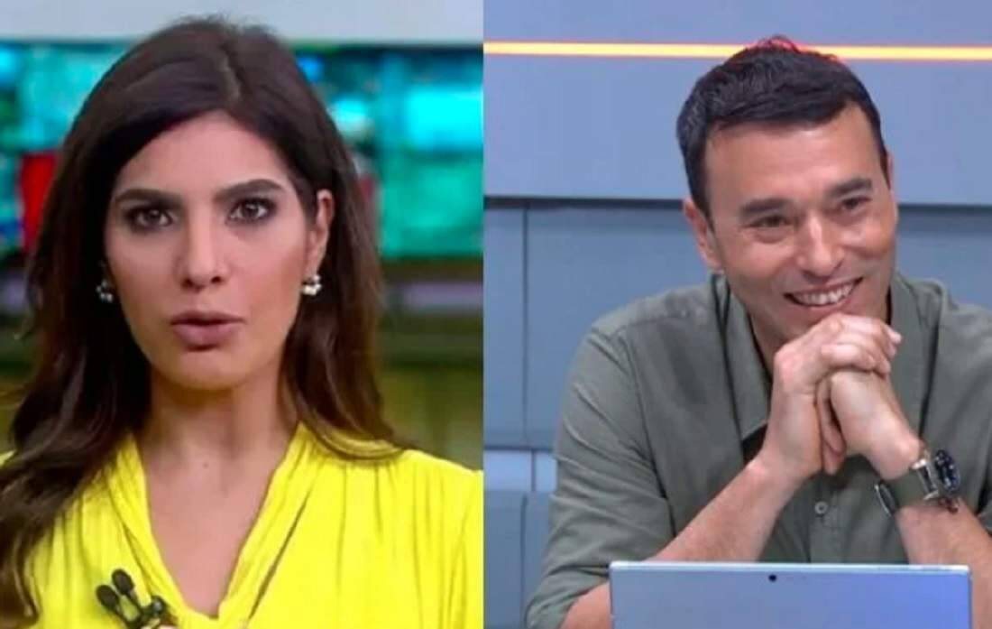 Os jornalistas Andreia Sadi e André Rizek serão pais de gêmeos 