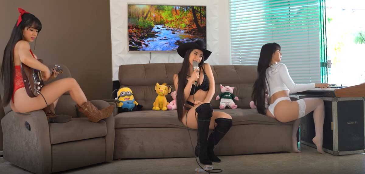 Juliana Caetano faz vídeo de lingerie e mostra suas três ‘gêmeas’. Foto: Reprodução Instagram