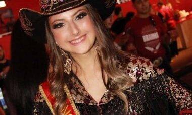 Maria Eduarda Catão, a Princesa do Rodeio de Jaguariúna, morre aos 21 anos. Foto: Reprodução Facebook