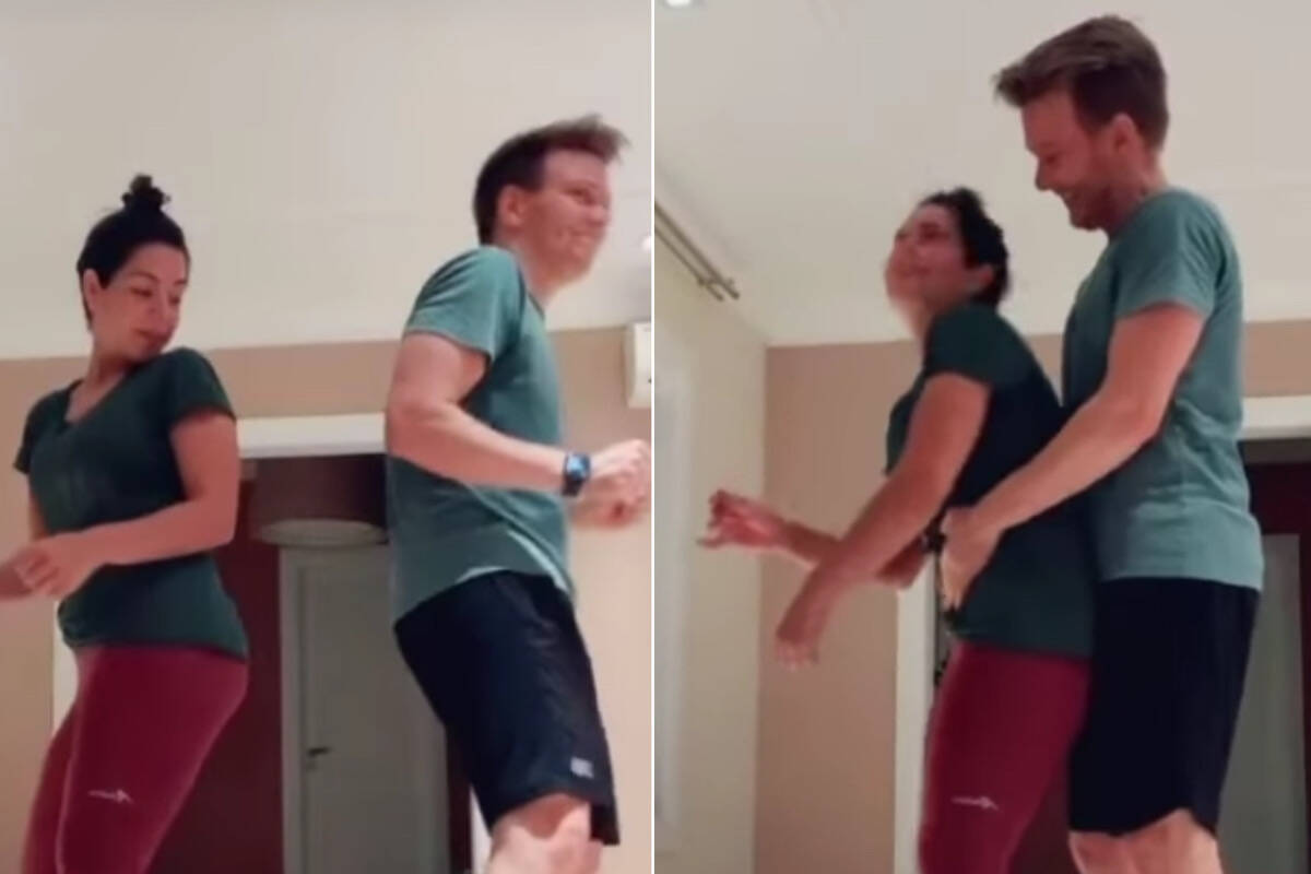 Michel Teló faz "dança do acasalamento" para esposa e diverte seguidores