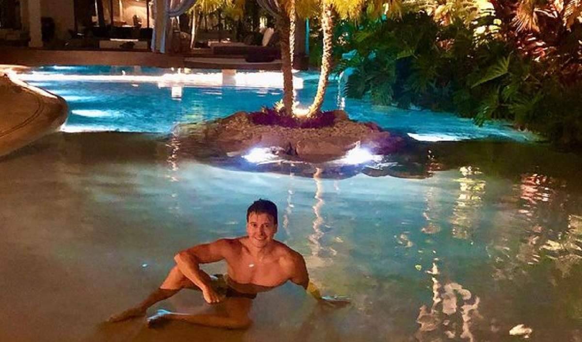 Rodrigo Faro mostra piscina gigante e incentiva os seguidores: "não limite seus sonhos"