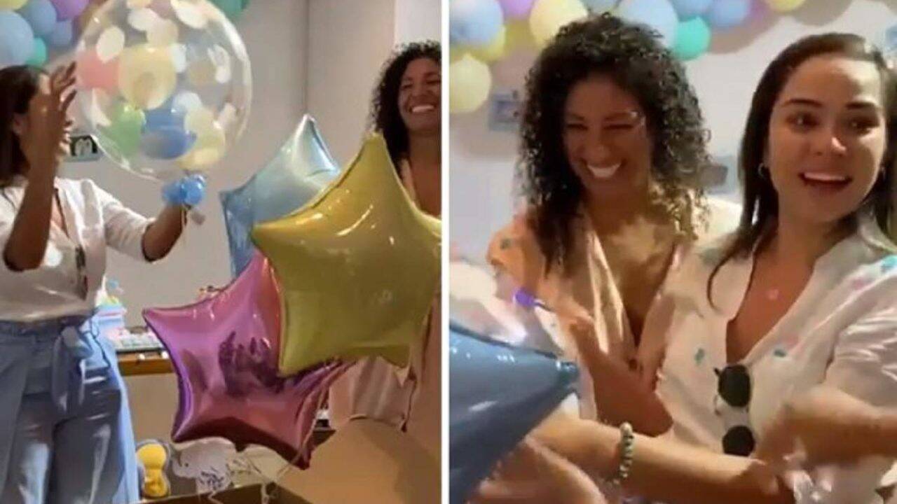 Jogadora de futebol Cristiane Rozeira e a esposa Ana revelam o