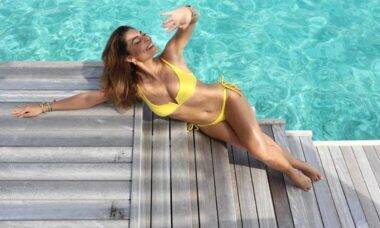 Juliana Paes se despede das Maldivas e boa forma chama a atenção. Foto: Instagram