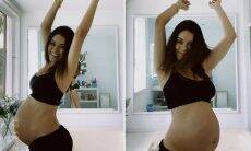 Talita Younan mostra barriga de grávida: "Posso explodir a qualquer momento"