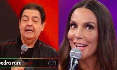 Faustão não se segura e canta junto com Ivete Sangalo