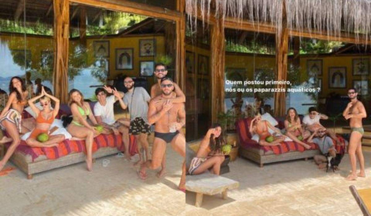 Manu Gavassi e Bruna Marquezine brincam com paparazzis na ilha privativa, veja as fotos