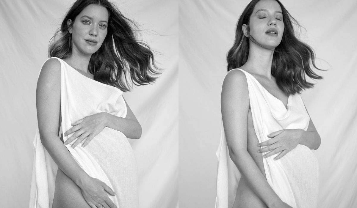 Nathalia Dill mostra fotos da barriga na reta final da gravidez: "vem, eva"