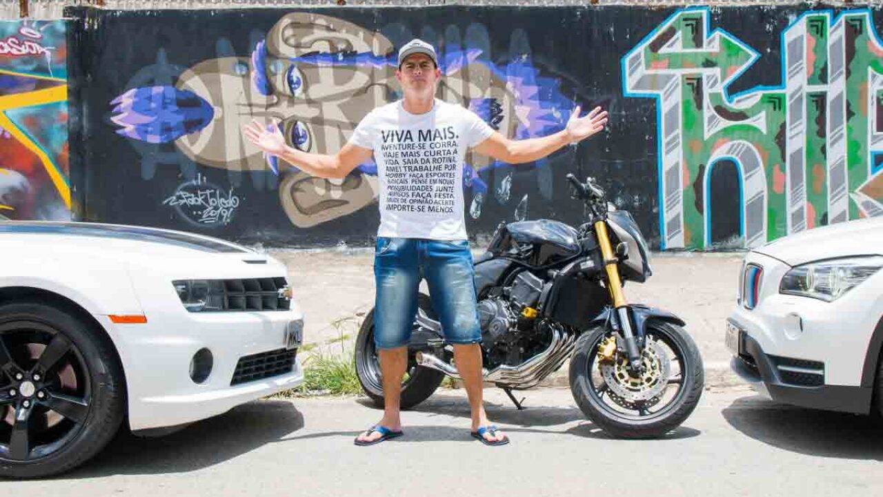 Influencer de Rio Preto faz sucesso nas redes sociais com motos de