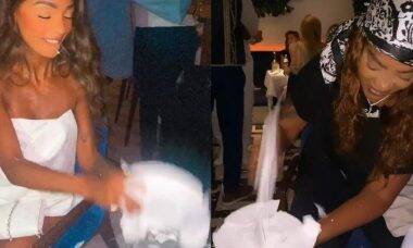 Ludmilla e Brunna Gonçalves quebram pratos em restaurante de Dubai: "extravasa!"
