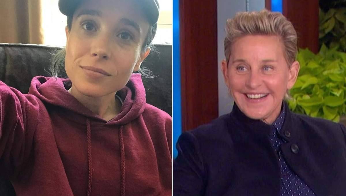 Ellen Degeneres apoia Elliot Page após revelar ser trans: "você me inspira com sua força"
