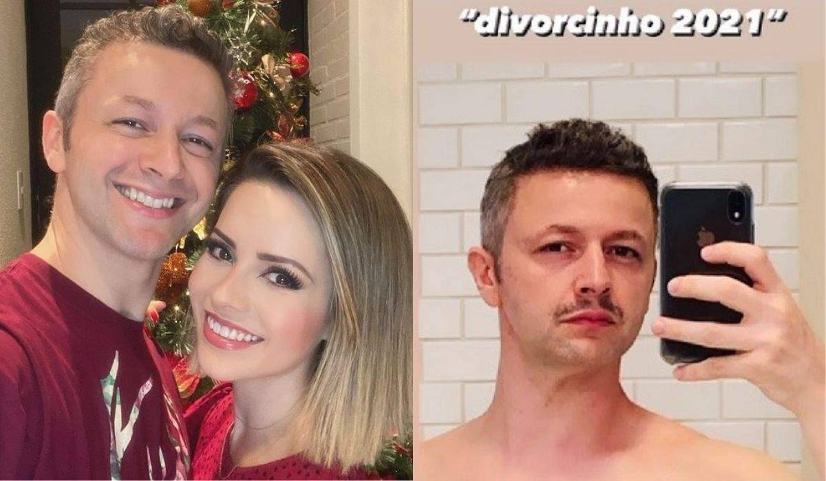 Lucas Lima surge com novo visual de bigode: "chamo esse look de 'divorcinho 2021"