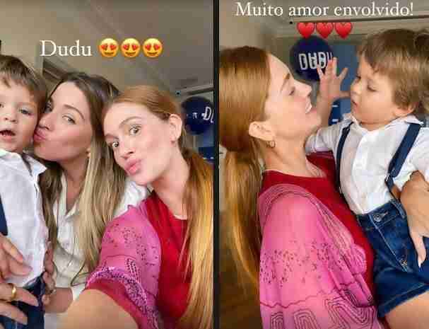 Marina Ruy Barbosa se derrete pelas crianças na festa de aniversário do afilhado (Foto: Reprodução/Instagram)