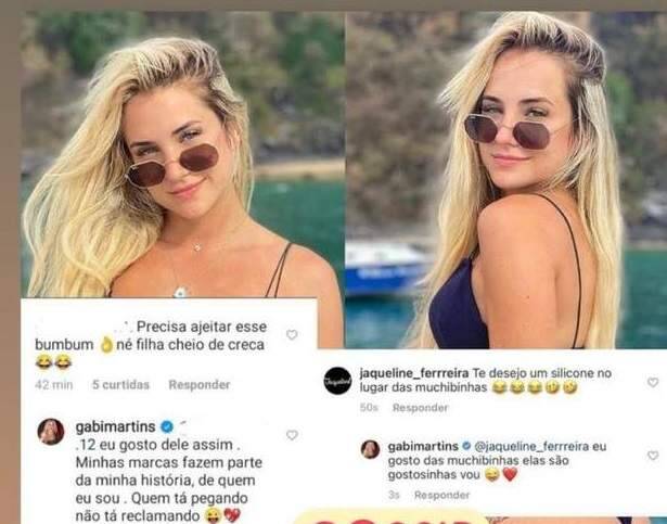 Gabi Martins responde críticas sobre seu corpo: "quem tá pegando não tá reclamando". (Foto: Reprodução/Instagram)