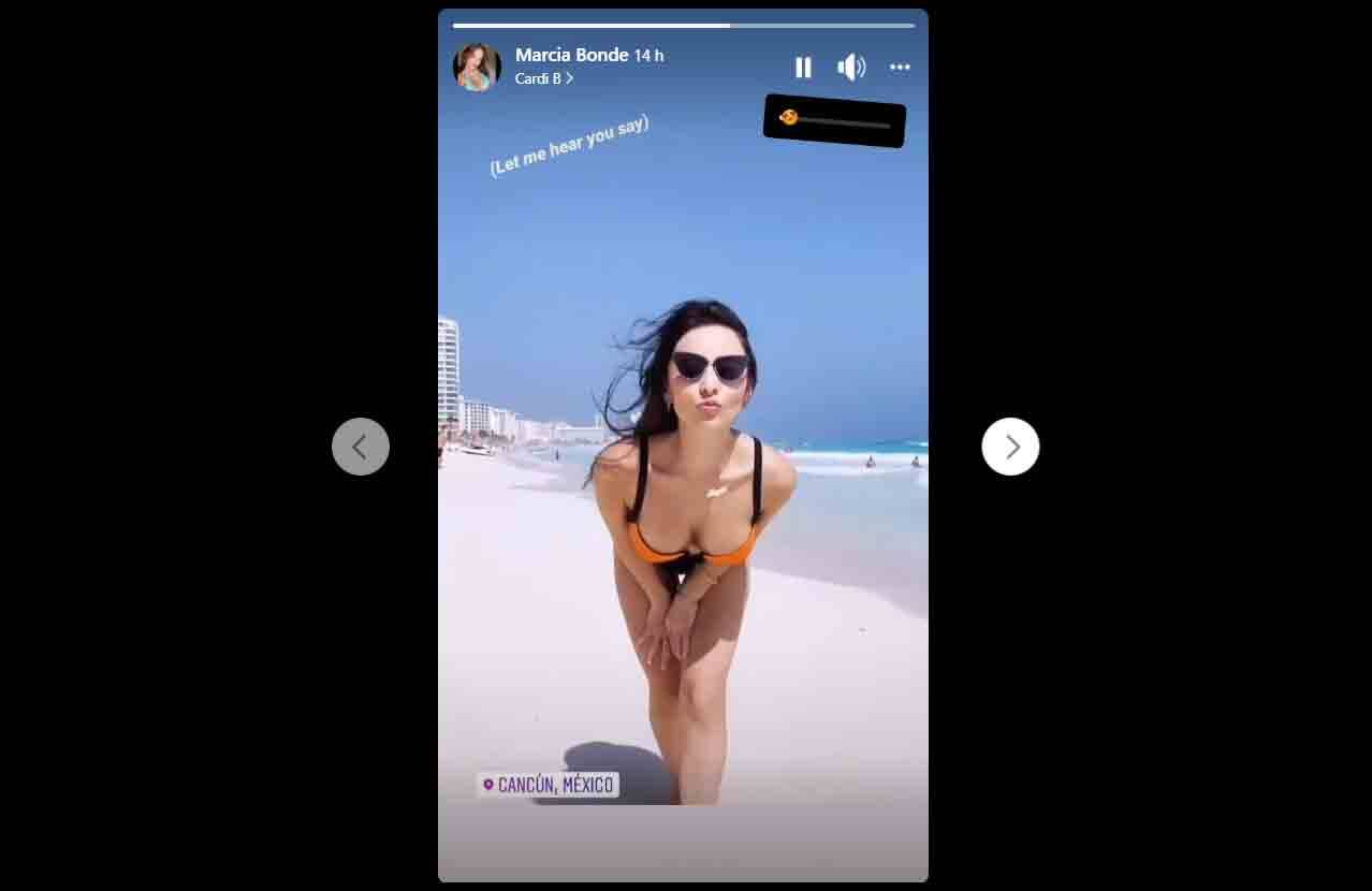 Irmã de Juliana Caetano ostenta boa forma em praia de  Cancún. Foto: Reprodução Instagram