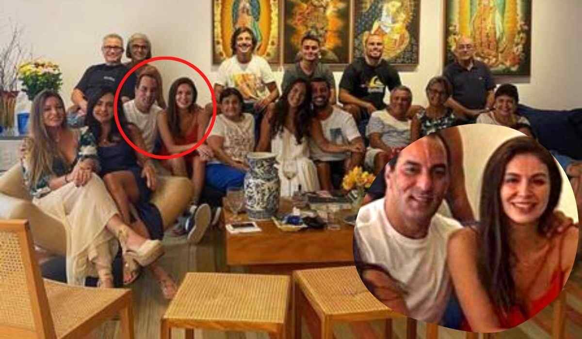 Ex-jogador Edmundo leva nova namorada, 20 anos mais jovem, para conhecer a família (Foto: Reprodução/Instagram)