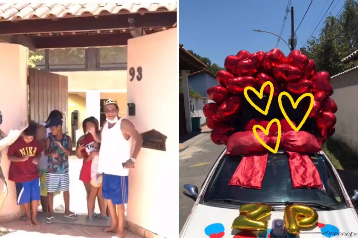 Zeca Pagodinho é surpreendido com carro de som em seu aniversário; veja