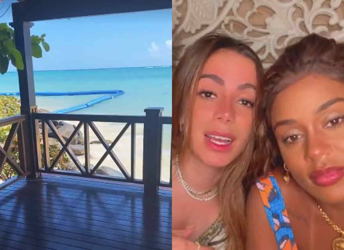 Anitta e MC Rebecca viajam juntas Punta Cana e se hospedam em hotel com diárias de R$ 9 mil