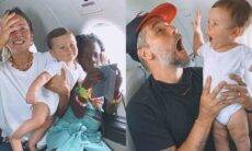 Giovanna Ewbank diverte os fãs ao mostrar perrengues de viajar com os três filhos: "família buscapé"