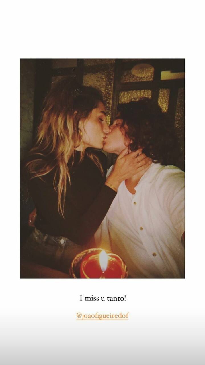 João Figueiredo declara sentir falta de Sasha Meneghel em novo clique: "saudade de você" (Foto: Reprodução/Instagram)