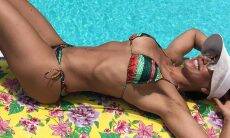 Solange Frazão deixa fãs de boca aberta ao reeditar foto de 10 anos atrás na mesma pose. Foto: Reprodução Instagram