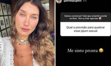 Gabriela Pugliesi brinca sobre 'jejum sexual' após separação: "Me sinto pronta"