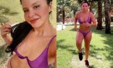 Maraísa posta treino de biquíni ao ar livre: 'tava com saudade'