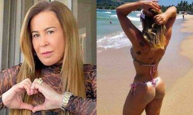 Zilu Godói posa de biquíni em praia brasileira: 'a saudade bateu forte hoje'