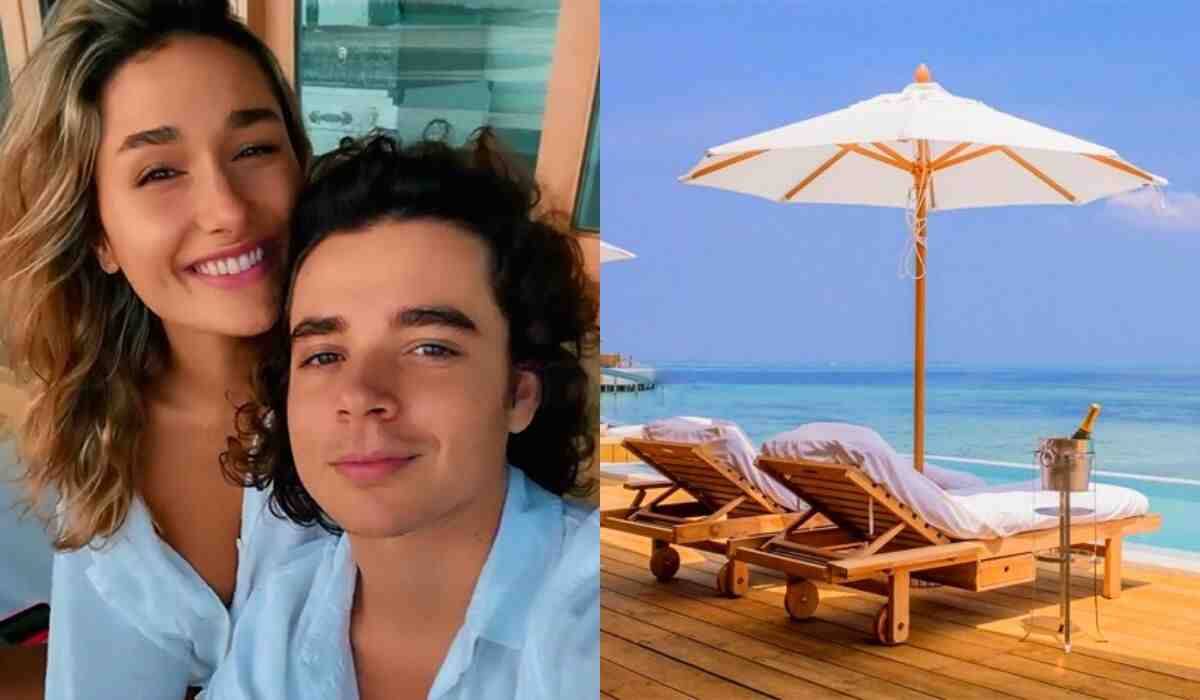 Sasha e marido curtem lua de mel nas Maldivas em resort com diárias de até R$ 106,9 mil