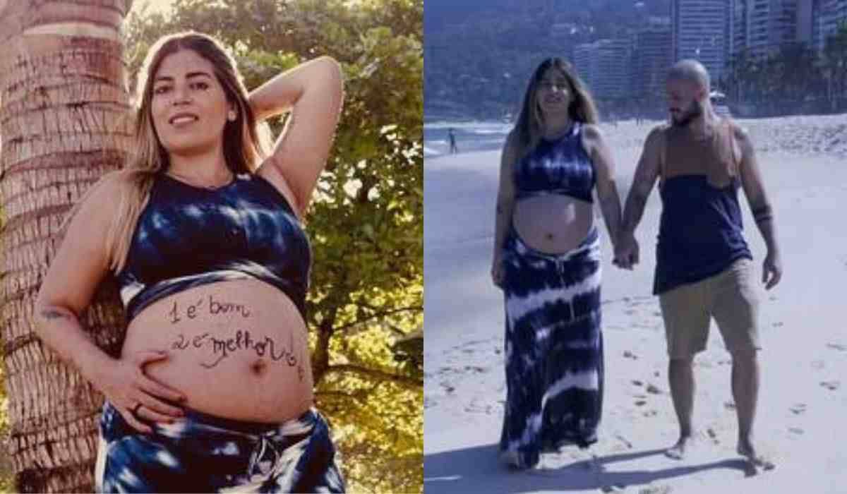 Grávida de gêmeas, Bruna Surfistinha ganha declaração do noivo