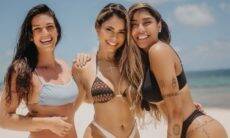 Rafaella Santos e Lexa aproveitam praia no México com amiga: "Amo muito vocês"
