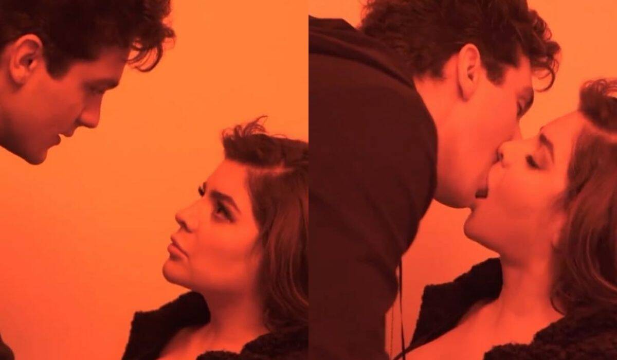 Luan Santana e Gkay se beijam em vídeo divulgação do clipe 'Morena'