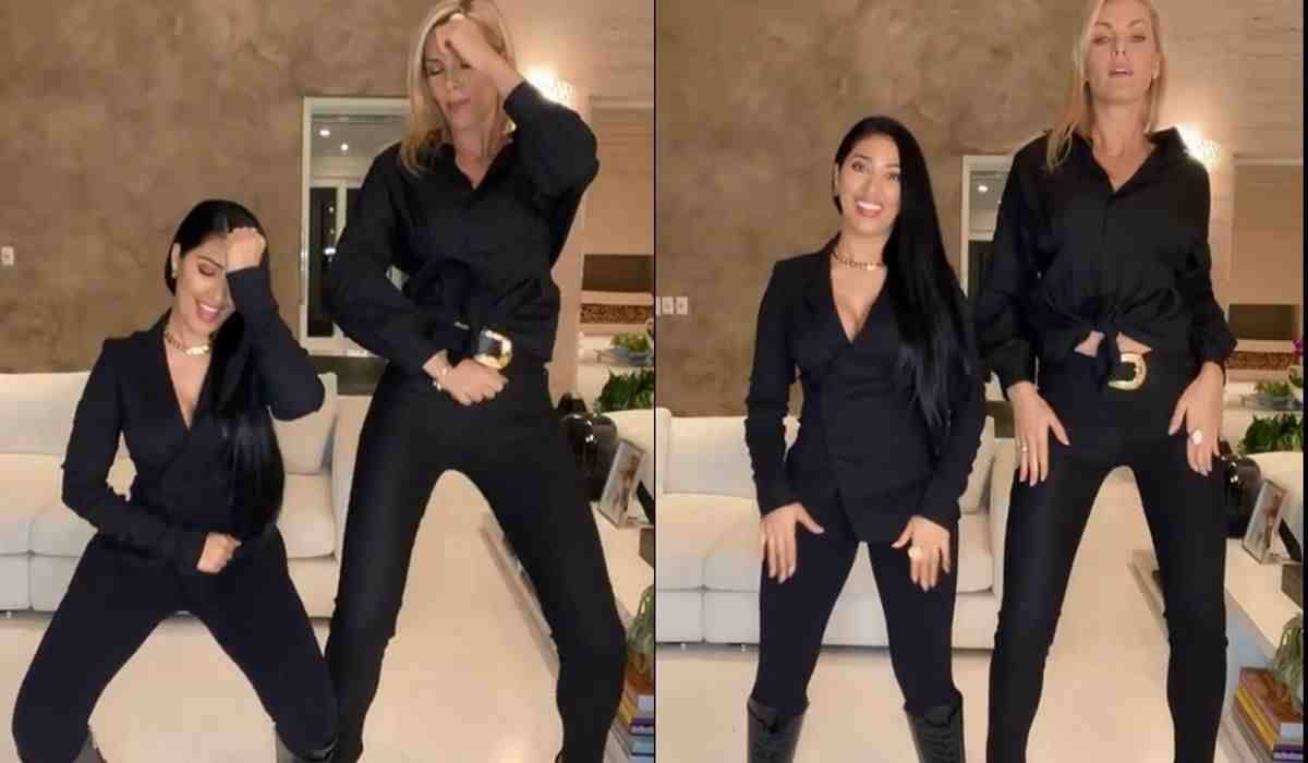 Ana Hickmann e Simaria fazem vídeo dançando juntas: 'irmãs gêmeas'