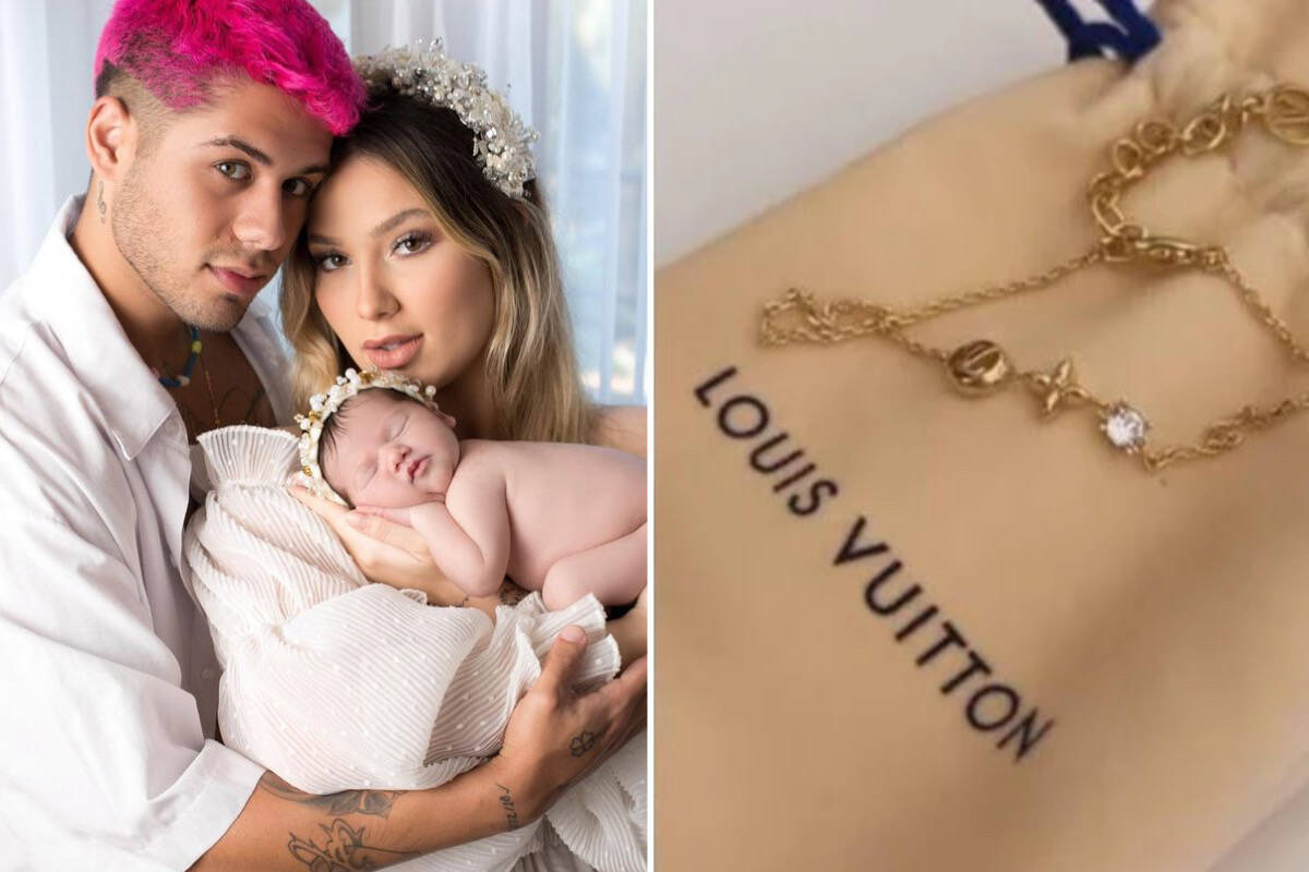 Filha de Virginia Fonseca e Zé Felipe ganha pulseira de R$ 2,1 mil