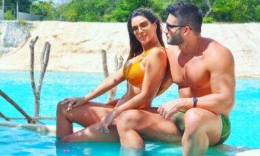 Ivy Moraes e namorado curtem viagem juntos: 'difícil ficar longe de você'