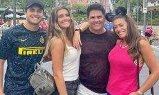 Cesar Filho curte viagem à Orlando com a família: 'meu maior patrimônio'