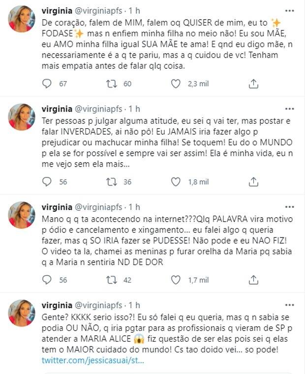 Virgínia Fonseca desabafa sobre críticas de não ser boa mãe: 'tô cansada' (Foto: Reprodução/Instagram)