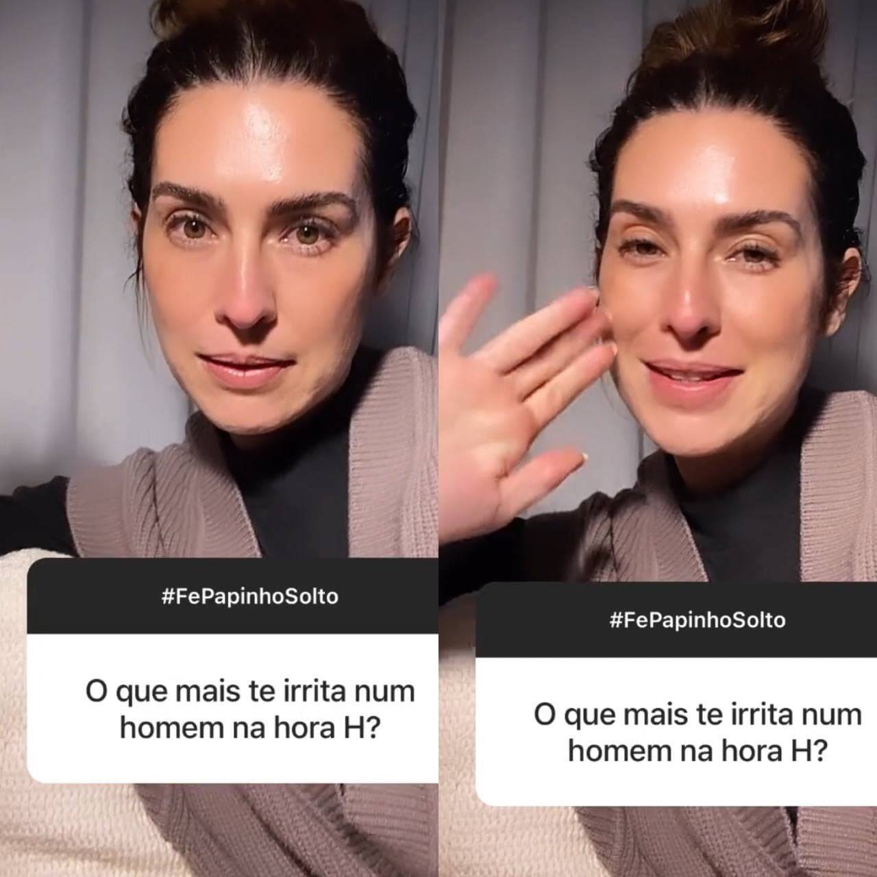 Fê Paes Leme fala sobre sexo e destaca: 'bem servida aqui em casa' (Foto: Reprodução/Instagram)