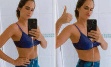 Marcella Fogaça posta selfies e fala sobre padrões de beleza: "Corpo legal é corpo saudável"