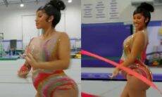 Grávida, Cardi B posta vídeo fazendo aula de ginástica rítmica