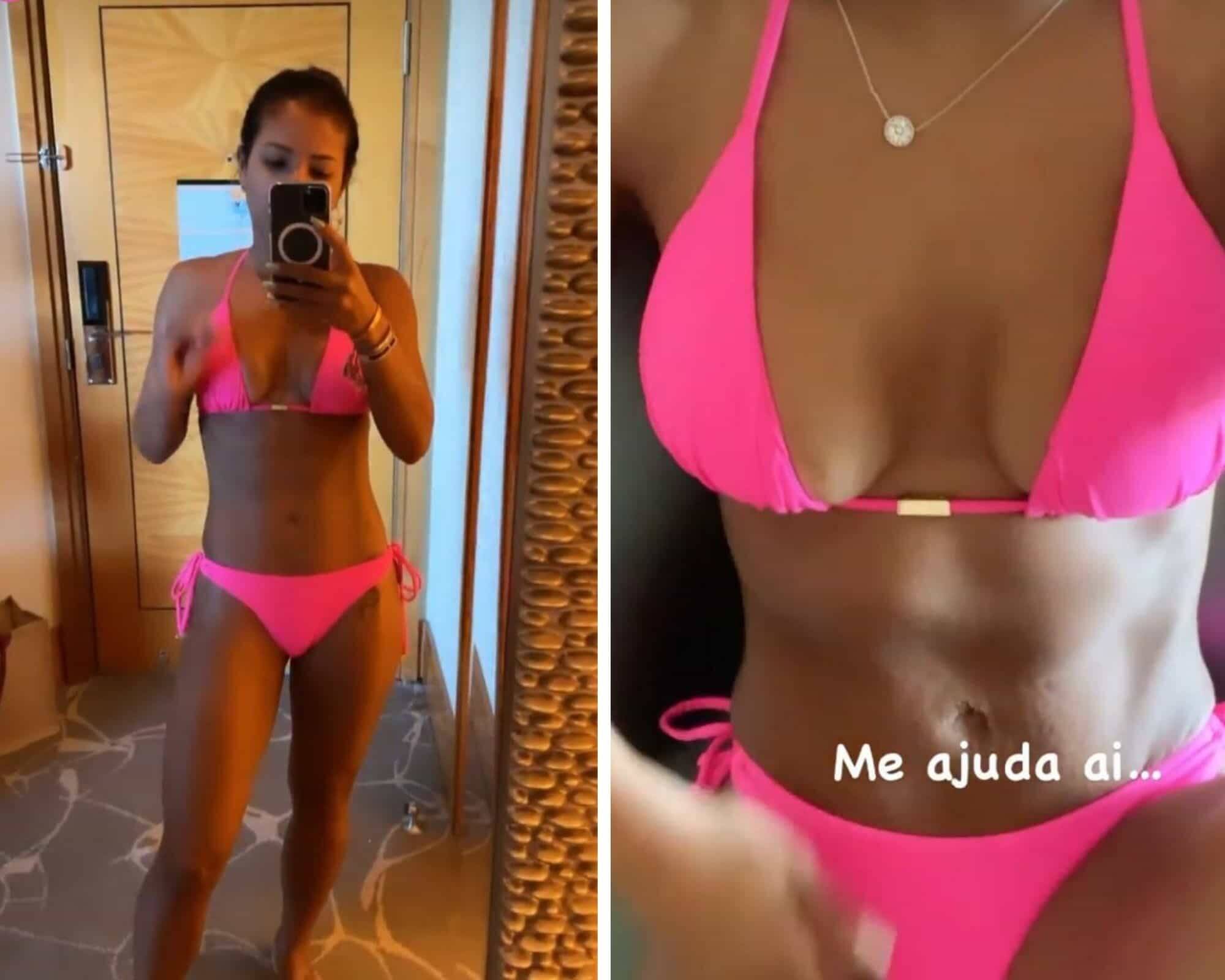 Belle Silva mostra estreias em seu corpo: 'hoje não me incomoda mais' (Foto: Reprodução/Instagram)