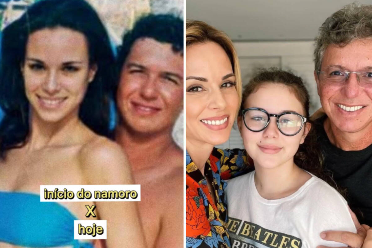 Ana Furtado posta fotos do início do relacionamento com Boninho: "Acordei romântica"