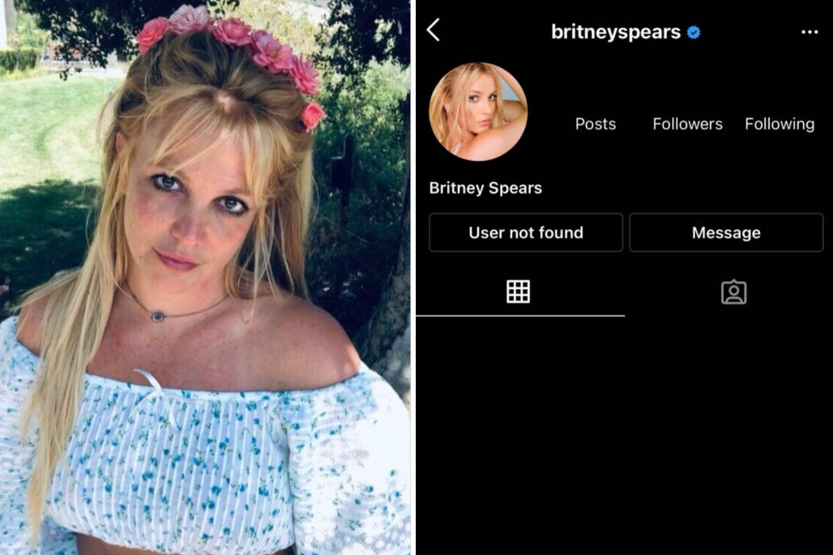 Perfil de Britney Spears no Instagram é desativado após anúncio de noivado