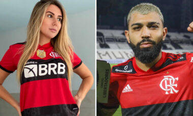 Carol Portaluppi se irrita com "ship" com Gabigol e manda recado para torcida do Flamengo