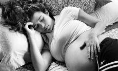 Nanda Costa exibe barrigão e celebra oitavo mês de gravidez